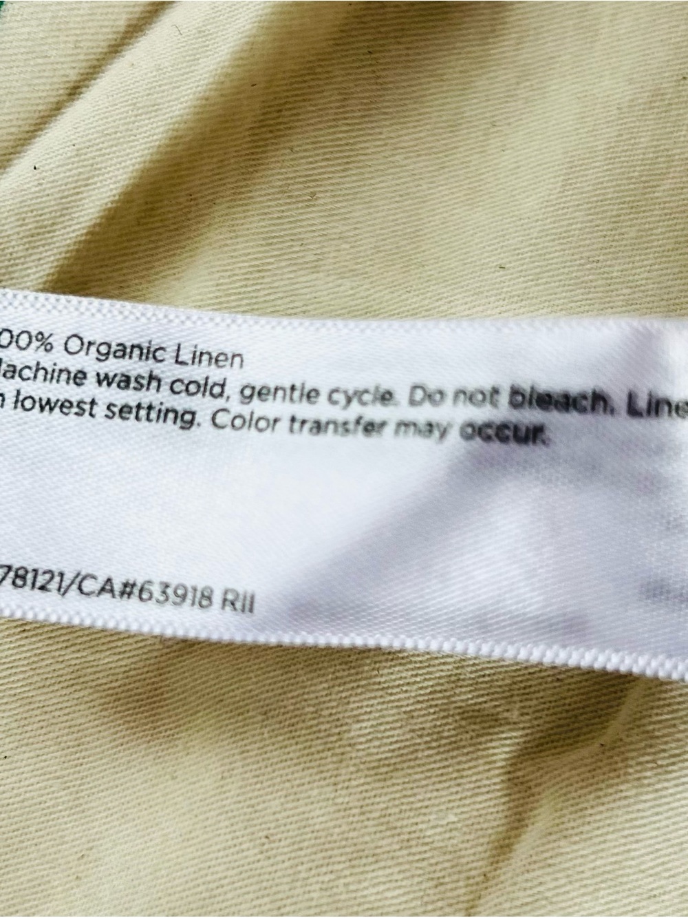 Eileen Fisher White Wide-Leg Linen Blend Pants - Picture 9 of 9